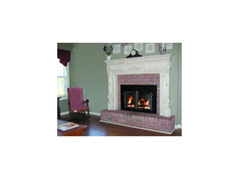 Country Flame Universal Doors - 500 Series Black Fireplace Door w/ Airwash - 2943-500A