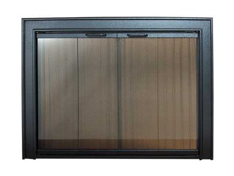 PW Gallery Glass Fireplace Door - Standard Finishes - 1000