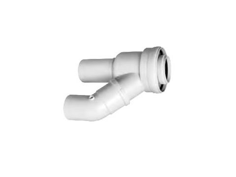 Selkirk 2" Polyflue Twin Pipe to Concentric Termination Adapter - 832024 - 2PF-CTA