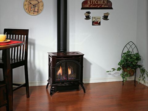 White Mountain Hearth Spirit Direct-Vent Small Steel Stove - DVP20MS30F