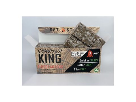 Starter King Firestarter - Standard 2-Pack (Individual Box)