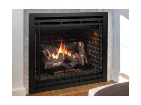 DRT4245 flames in fireplace
