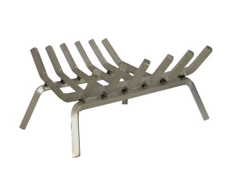 Stoll Industries Contoured Stainless Fireplace Grate, 22"x16"