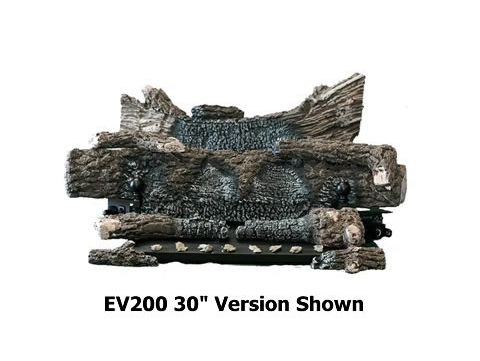 Buck Stove Ember Vision - EV200 30 Oak Vent-Free Gas Log Set - GL EV200O