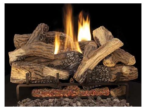 Vantage Hearth LTF24-MO 24" Mixed Oak Fiber Logs - LTF24-MO