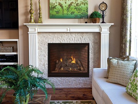 White Mountain Hearth Tahoe Luxury 42 Clean-Face Direct-Vent Fireplace - DVCX42FP30