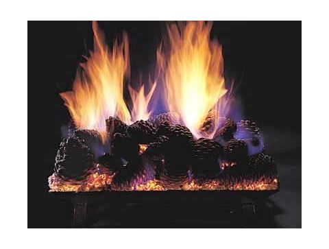 Rasmussen 24" Pine Cones Log Set - Single Face - PC24