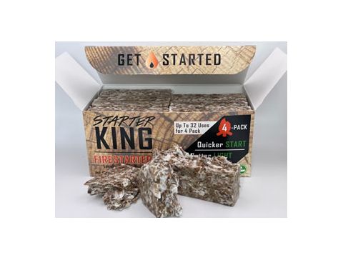 Starter King Jumbo 4-Pack Firestarter - Individual Box