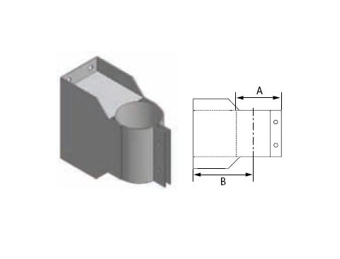M&G DuraVent 16'' FasNSeal Wall Bracket - FSWB16 // FSWB16