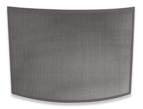 Uniflame Single Panel Curved Bronze Screen - S-1667