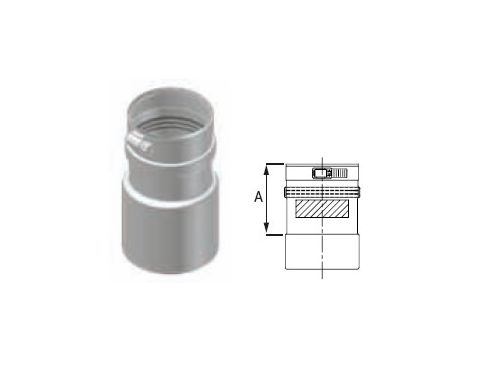 M&G DuraVent 4'' FasNSeal Viessmann Vitoden Series Appliance Adapter - FSA-V4 // FSA-V4
