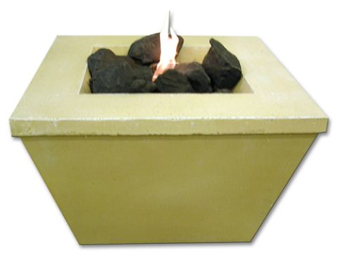 Sunjel Burning Bin Golden Yellow - For Outdoor Use Only - Bin-Yellow