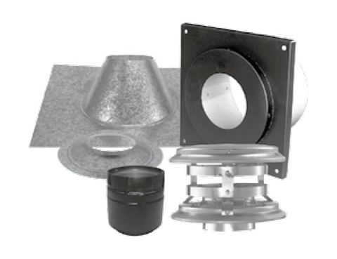 M&G DuraVent PelletVent Pro Vertical Kit Flat Ceiling - 4PVP-KVA // 4PVP-KVA