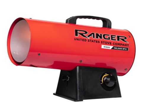 Ranger R160LP 155,000 BTU Propane Forced Air Heater