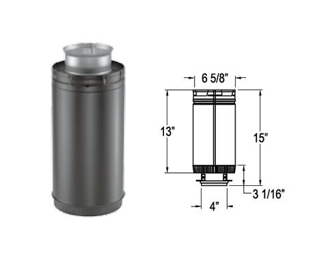 M&G DuraVent DirectVent Pro 4x6 Appliance Adapter - 46DVA-ADP // 46DVA-ADP