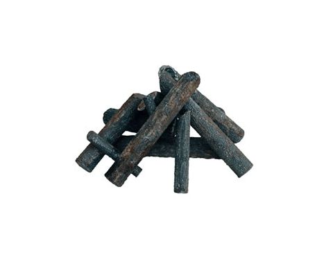 Firegear Pro Series Ironwood Steel Fire Pit Eleven (11) Piece Log Set - L-IW-MED