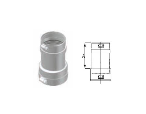 M&G DuraVent 3'' FasNSeal Triangle Delta Series Appliance Adapter - FSA-TR3 // FSA-TR3