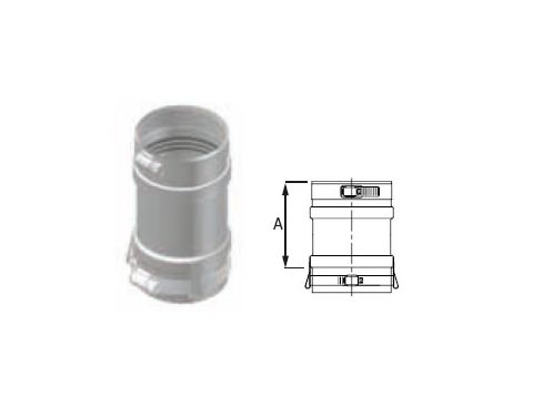M&G DuraVent 4'' FasNSeal Columbia LVGD Series Appliance Adapter - FSA-UTC4 // FSA-UTC4