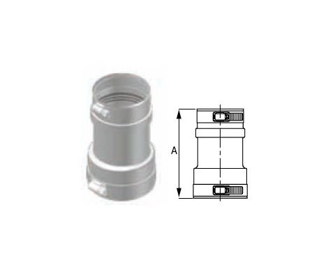 M&G DuraVent 4'' FasNSeal PVC to FasNSeal Appliance Adapter - FSA-PVC4 // FSA-PVC4