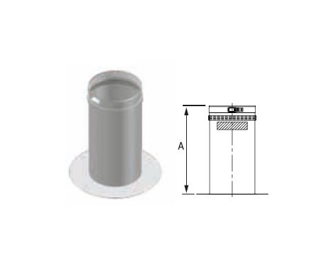 M&G DuraVent 8'' FasNSeal Aerco International Appliance Adapter - FSA-AE8 // FSA-AE8