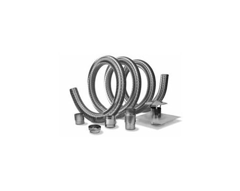 Selkirk 4" VP Pellet Pipe 25' - 4" Pellet Pipe Flex Kit - 3/4VP-25IK