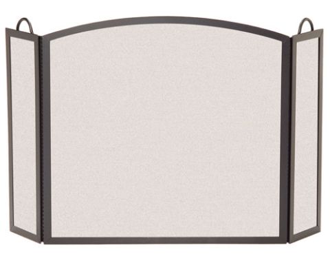 Pilgrim Full Arch Three Panel Screen Vintage Iron - 18205