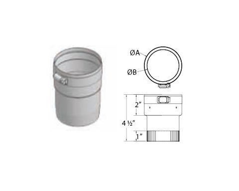 M&G DuraVent 10" Ventinox VFT Sleeve - SL316-10