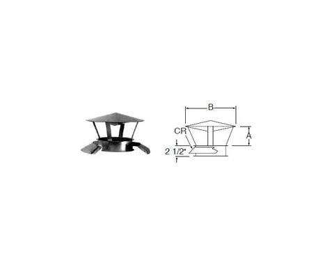 Selkirk 30'' QC Metalbest Stack Cap - 130800 - 30QC-RT