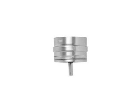 Metal-Fab Corr/Guard 3" D Tee Cap With Drain - SW - 3CGSWTC