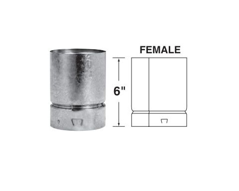 DuraVent 3 Round B-Vent 1/4 Universal Adapter Female - 3BVAF