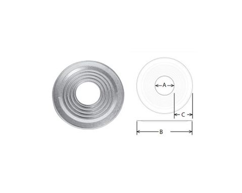 DuraVent 5 Round B-Vent Pipe Collar - 5BVPC