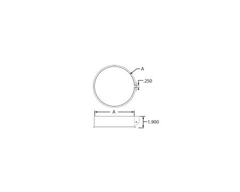 DuraVent 5 Round B-Vent Support Collar & Hardware - 5BVVSC