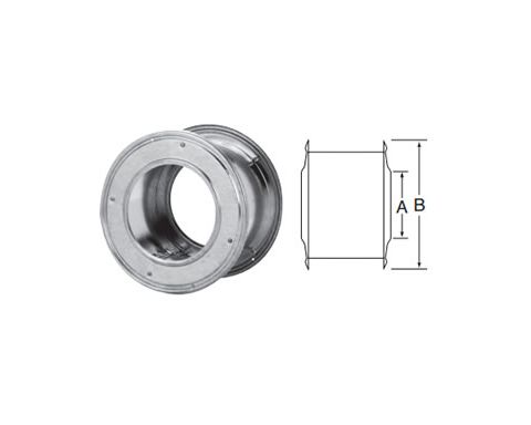 DuraVent 3 Round B-Vent Wall Thimble - 3BVWT