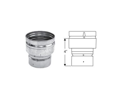 DuraVent 3x5 Round B-Vent Increaser - 3BVX5