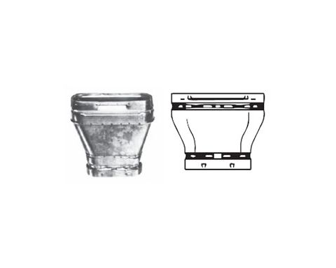 DuraVent 4x5 Oval Increaser - 4BVOX5