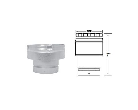 DuraVent 8x10 Round B-Vent Increaser - 8BVX10