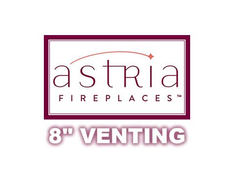 Astria Venting 8 Inch Diameter DVL - 12 Direct Vent Length - Rigid - 8DVL12