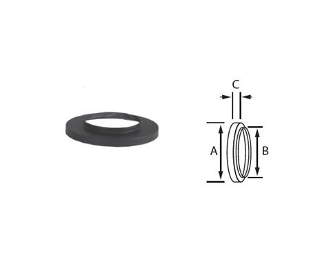 DuraVent 8 DuraTech Premium Decorative Collar Single Wall Connector - 8DTP-DC