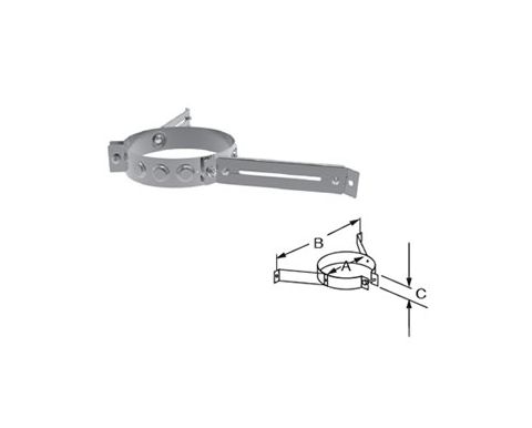 DuraVent DuraTech Premium Wall Band  - DTP-AWBU-2