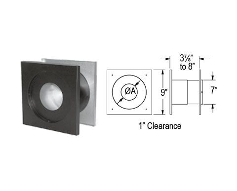 M&G DuraVent PelletVent Pro Wall Thimble - 3PVP-WT // 3PVP-WT