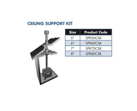 Selkirk 6" SuperPro Ceiling Support Kit - SPR6DCSK