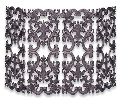 Uniflame 4 Fold Bronze Cast Aluminum Screen - S-5804