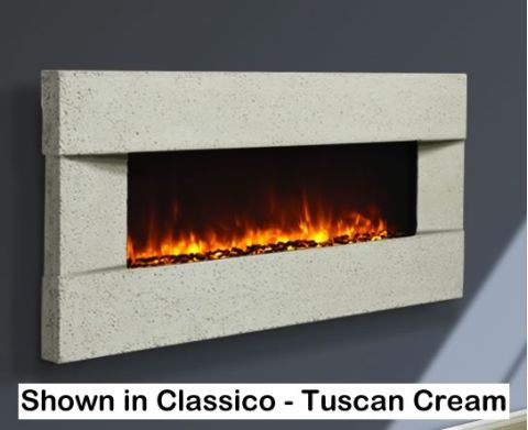 Amantii BLT-IN-5124 Artisan Electric Fireplace - Wall Mount/Built In - BLT-IN-5124