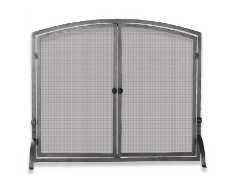 Uniflame Single Panel Olde World Iron Screen with Doors, Large
