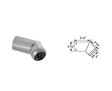 Security Chimneys 3" Secure Pellet Horizontal Cap - 3SPVHC