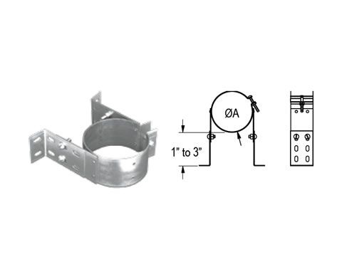 M&G DuraVent PelletVent Pro Wall Strap Extention - 3PVP-WSA-EXT // 3PVP-WSA
