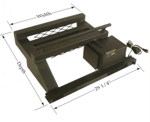 Thermo-Rite Cozy Grate Heater 22"W x 20"D TR-20
