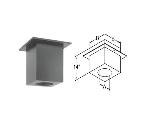 M&G DuraVent DirectVent Pro 5x8 Cathedral Ceiling Support Box - 58DVA-CS // 58DVA-CS