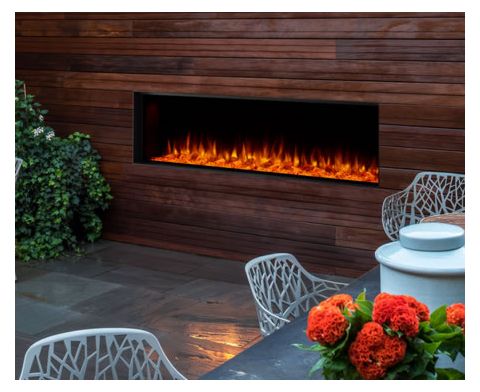 SimpliFire Forum 55 Outdoor Electric Fireplace - SF-OD55