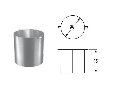 M&G DuraVent 8'' DuraTech Roof Radiation Shield - 9689 // 8DT-RRS